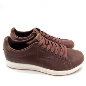 Kuru Roam Clover Brown Soft Leather Plantar Fasciitis Comfort Sneakers 11.5